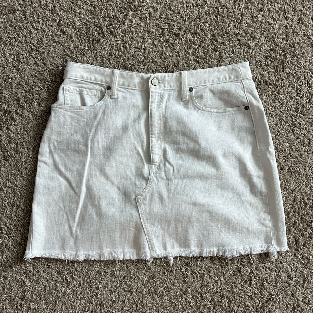 Tall Banana republic white skirt 12
